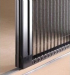 Pleated Retractable Screen Window and Door System