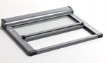wire positioning roller screen window
